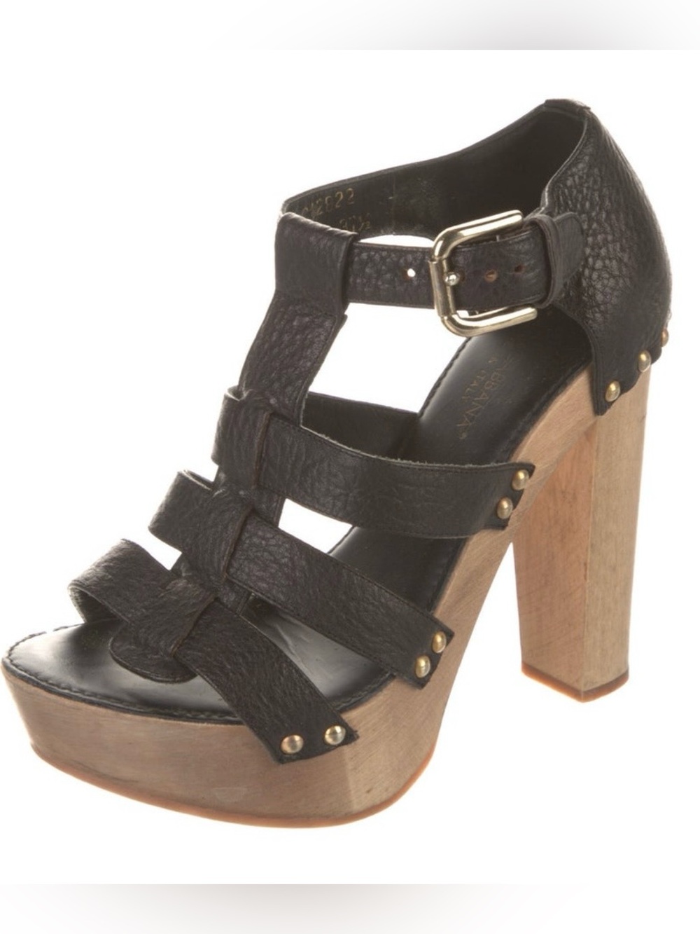 Dolce & Gabbana Leather Strappy Platform Sandals